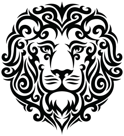 Tattoo lion PNG image