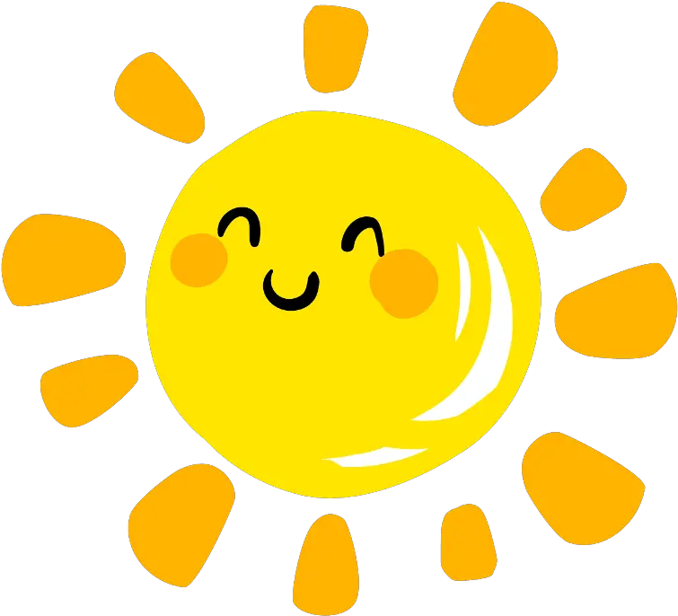 Sun Sticker Png Transparent Background Cute Sun Png