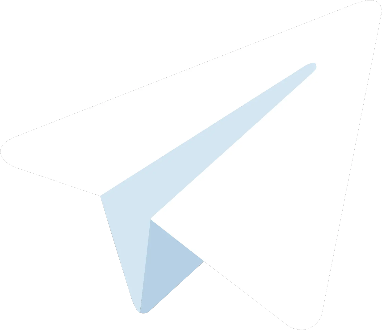 Telegram White Icon Png