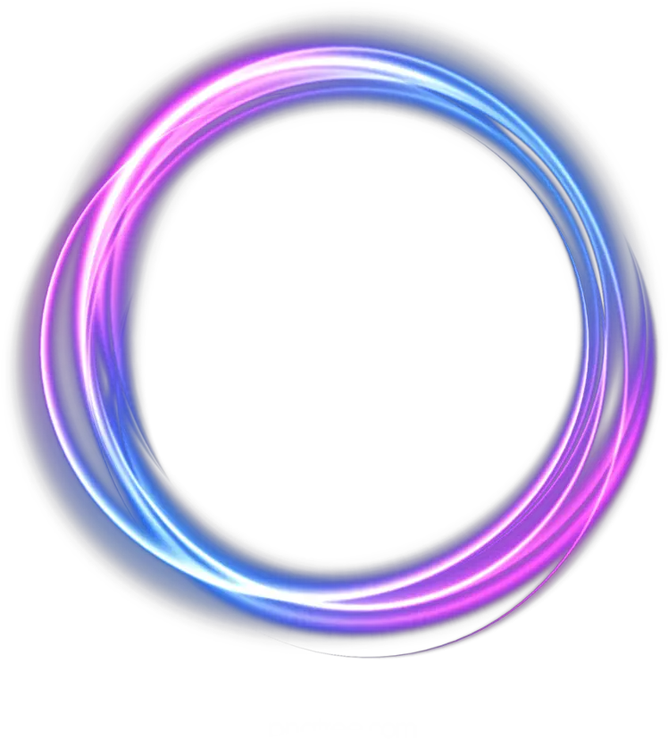 ftestickers circle circles frame light glow neon Circle