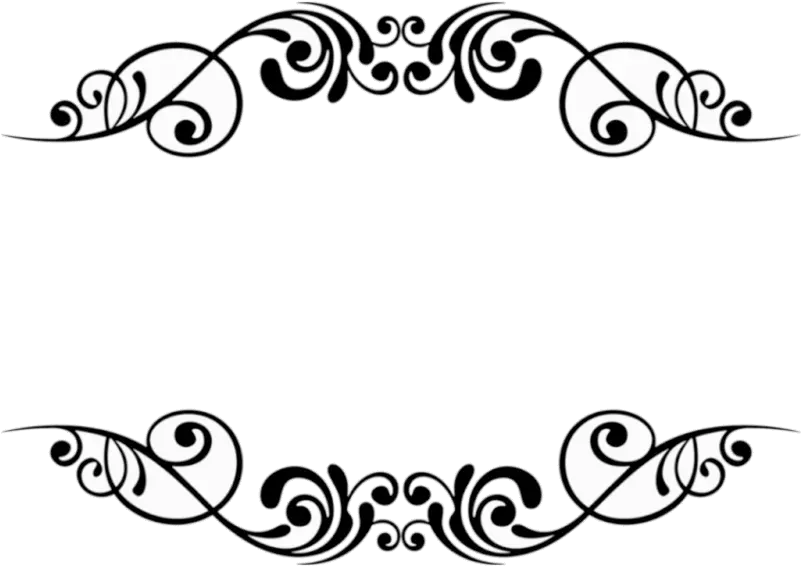 Wedding Border Frame Clipart Border Design Clipart Black And White