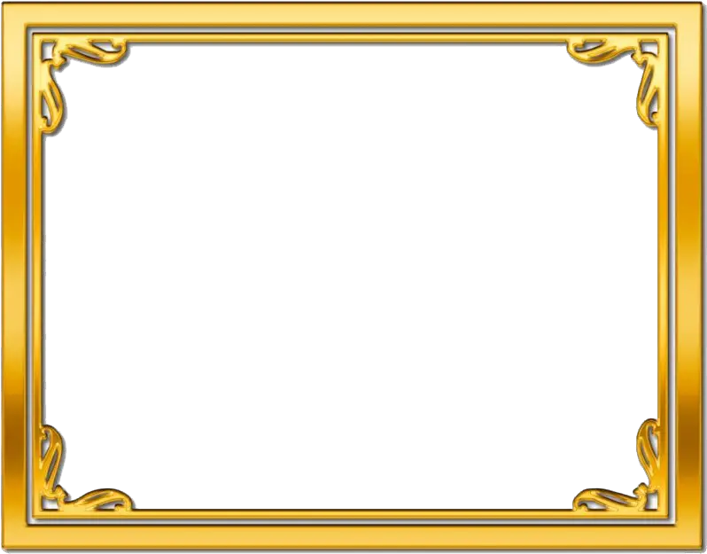 Gold Frame Png Picture Golden Frame Png