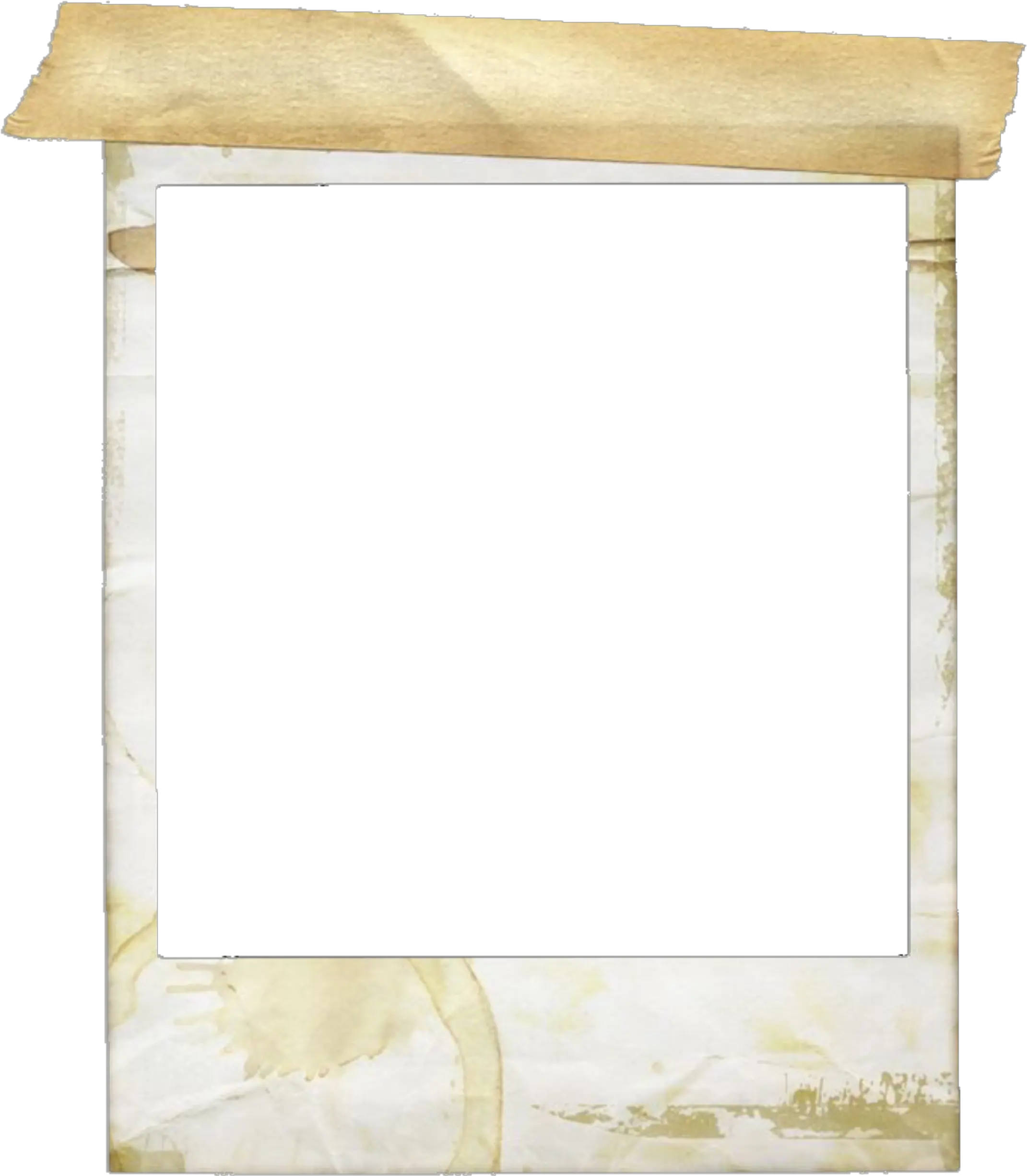 polaroid tape instax frame polaroidframe freetoedit Polaroid Frame With Tape Png