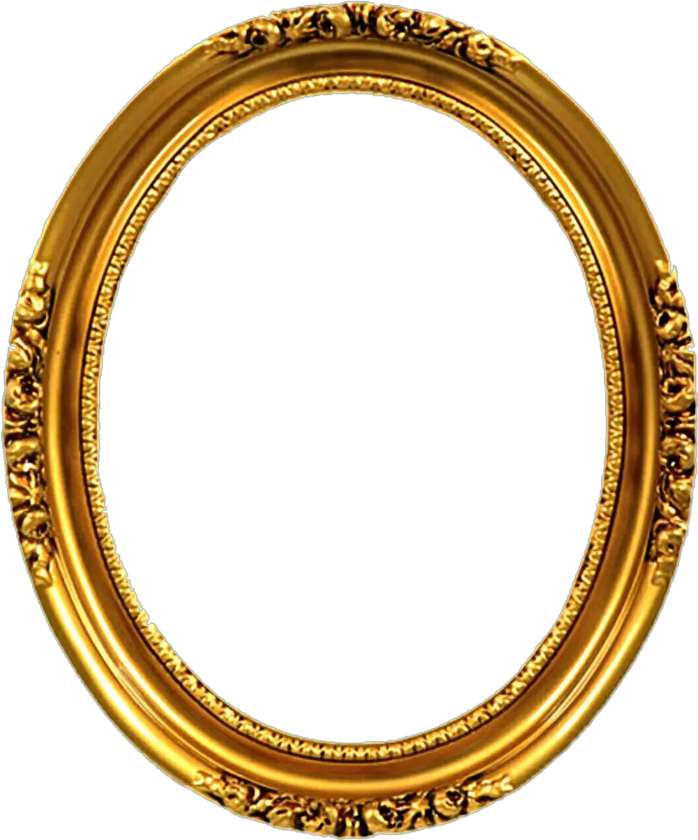 Gold Victorian Frame By Jeanicebartzen27 Png Golden Oval Frame Png