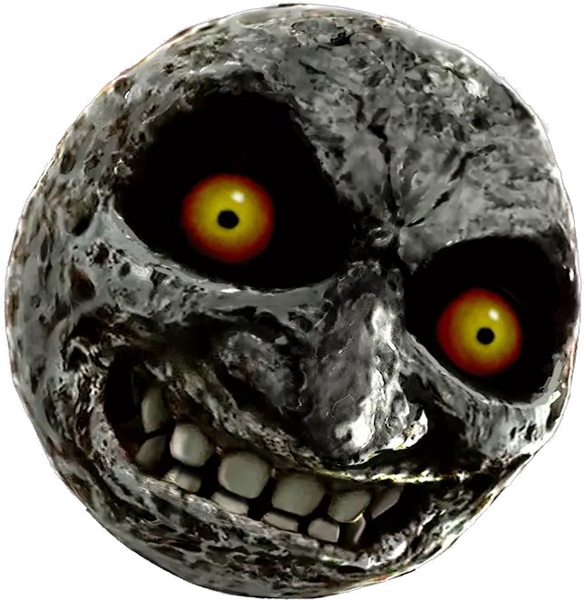 Transparent Majora S Mask Moon Png Majoras Mask Moon Png