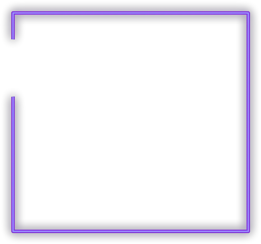 glow freetoedit neon square purple frame border Lavender