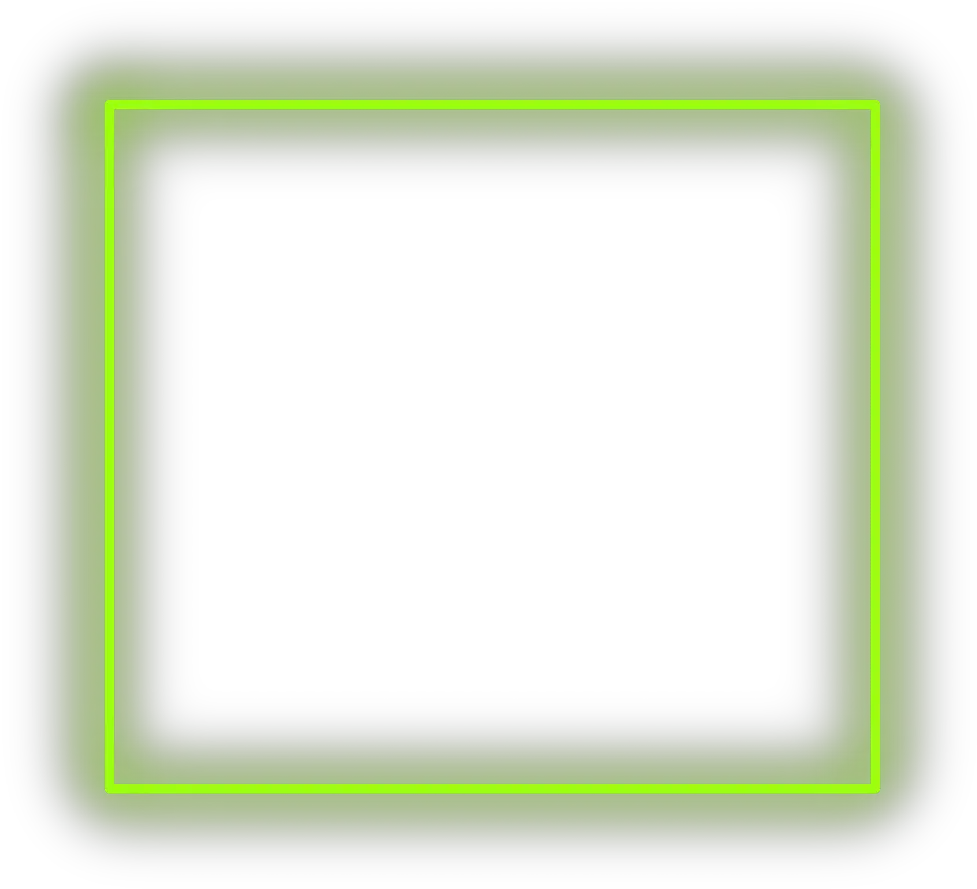 sticker neon square green freetoedit frame border Electric Blue