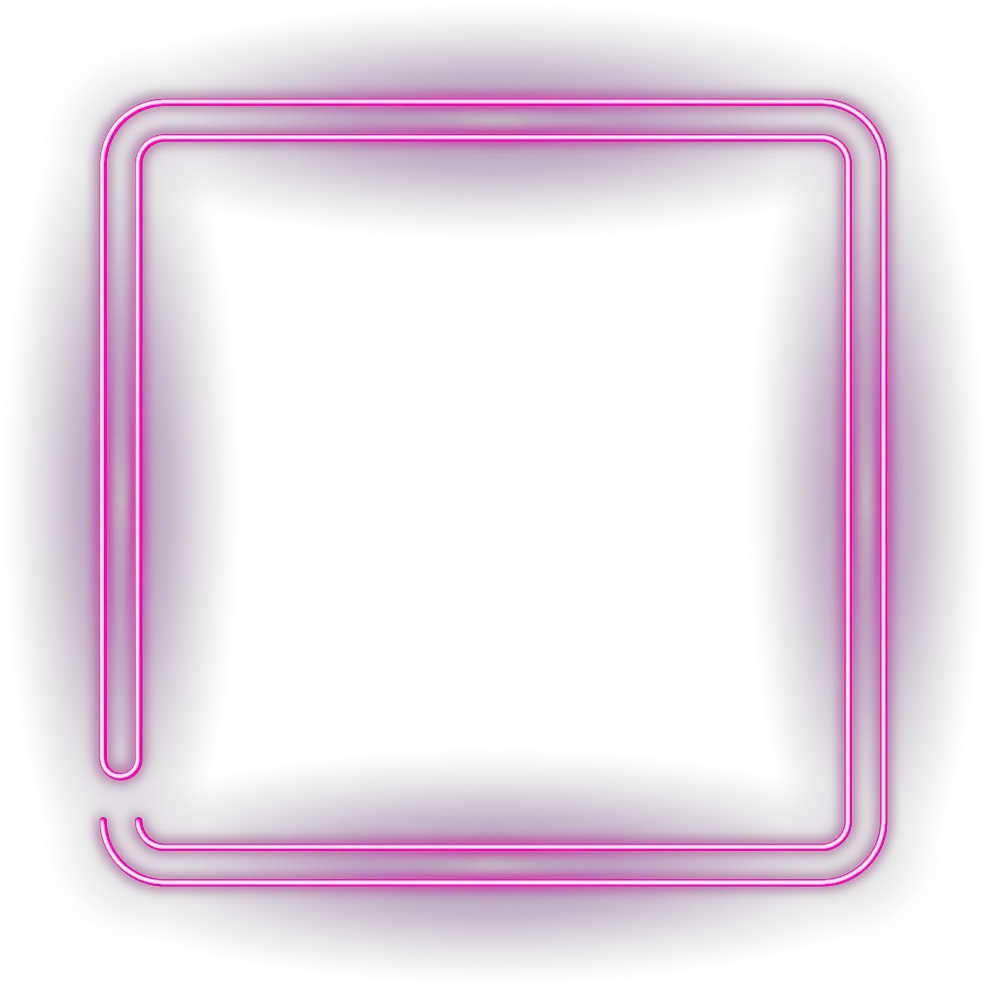 neon square freetoedit neon frame border geometric