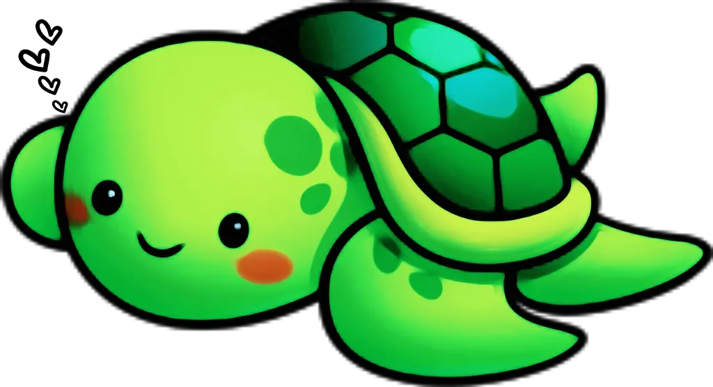 Transparent Cute Turtle Png Cartoon Sea Turtle Transparent Background