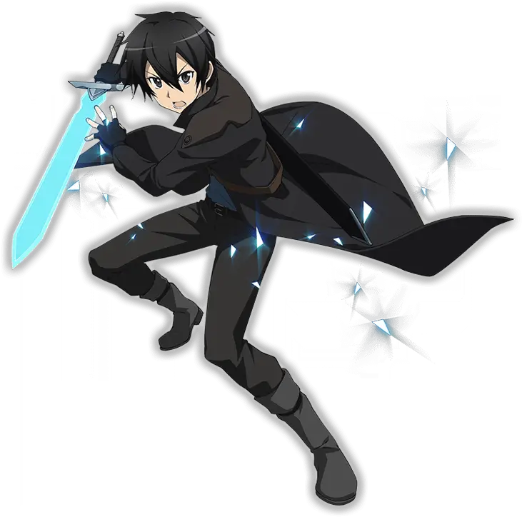 Sword Art Online Kirito Vs Dragon Sword Art Online Kirito Png