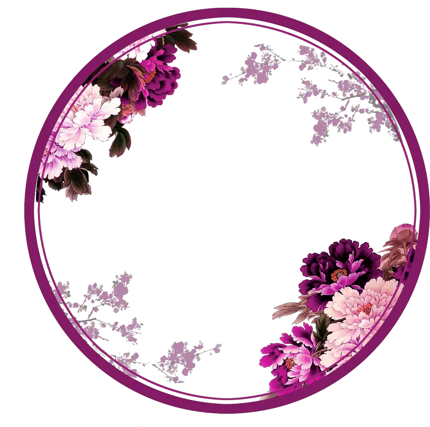 mq purple japan flowers flower circle circles Border Flower Design In Circle