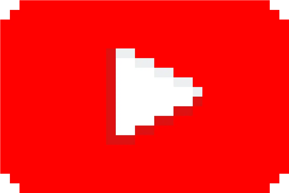 Youtube Logo Pixel Art