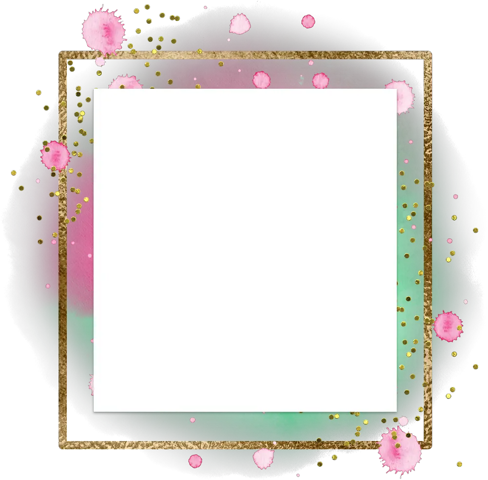 colorsplash glitter square glitter geometric colorful Picture Frame