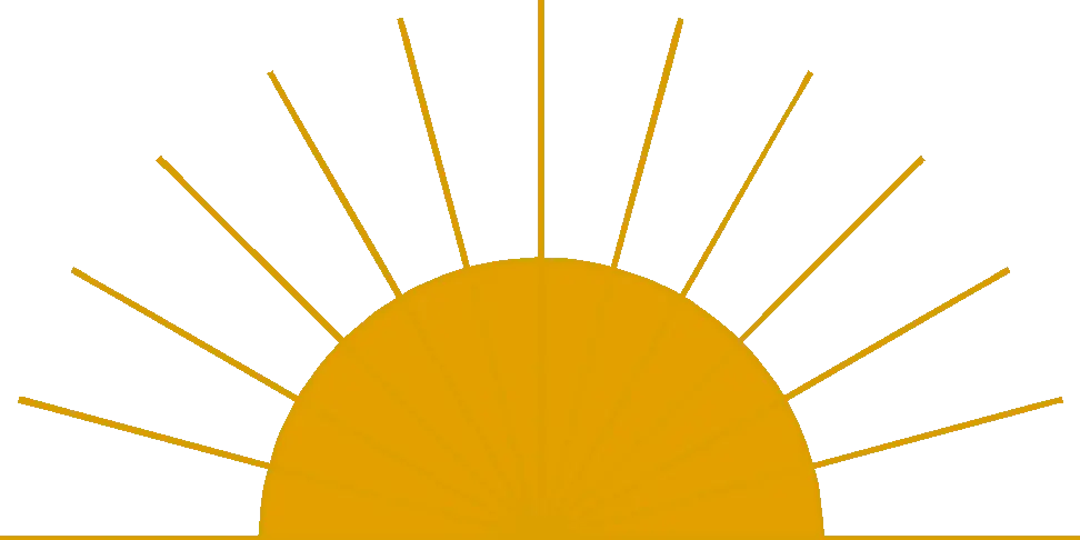 Sunrise Png Photos Half Sun Clipart