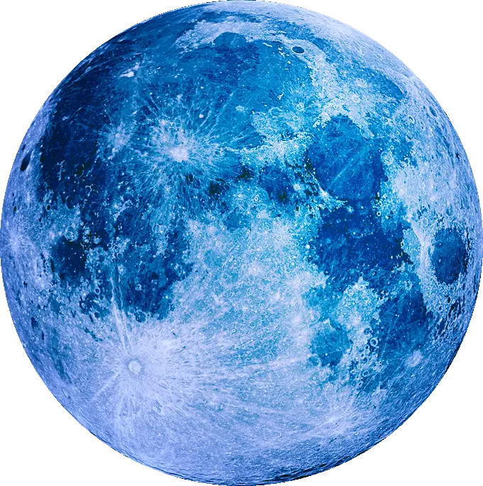 Moon Blue Full Moon Png