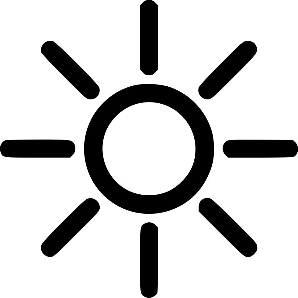 White Sun Png Sun Icon Svg