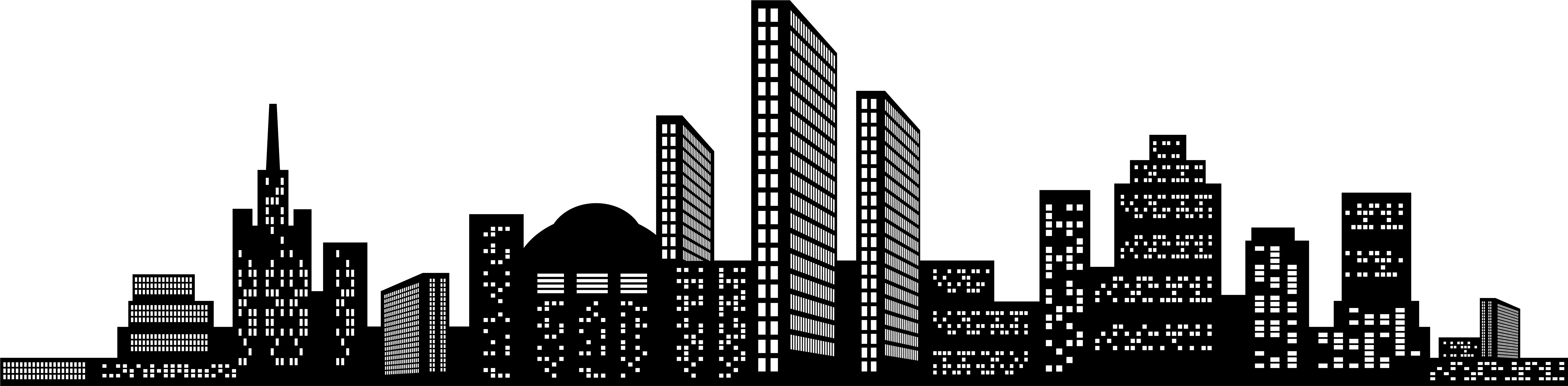 Skyscraper Clipart Transparent Transparent Buildings Silhouette Png