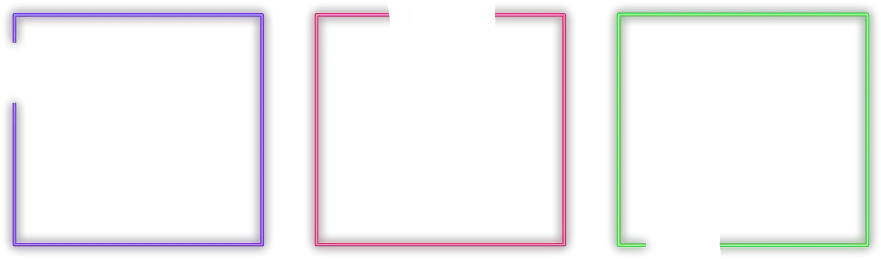 glow freetoedit neon square colorful frame border Colorfulness