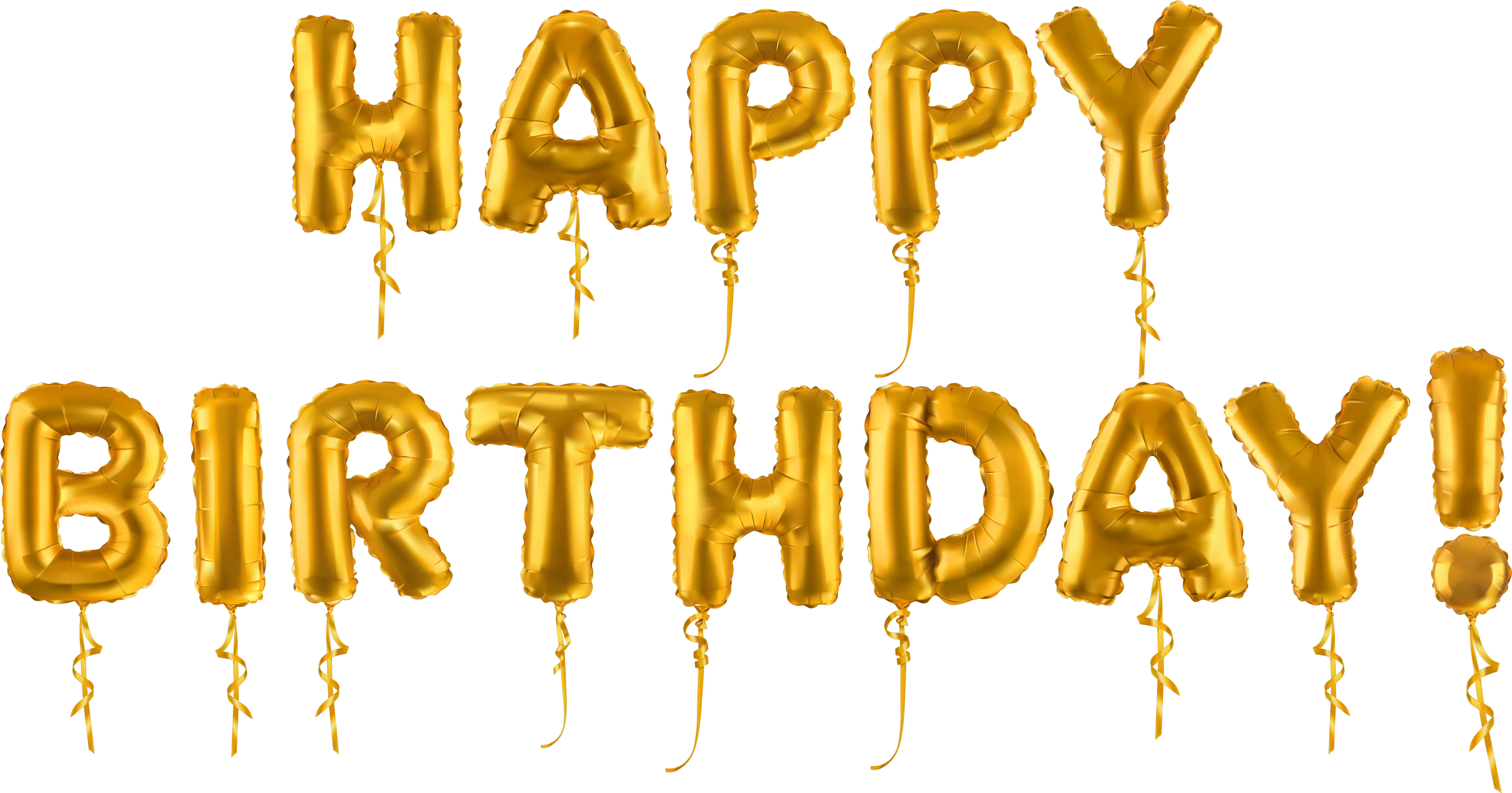 View Full Size Gold Happy Birthday Text Png