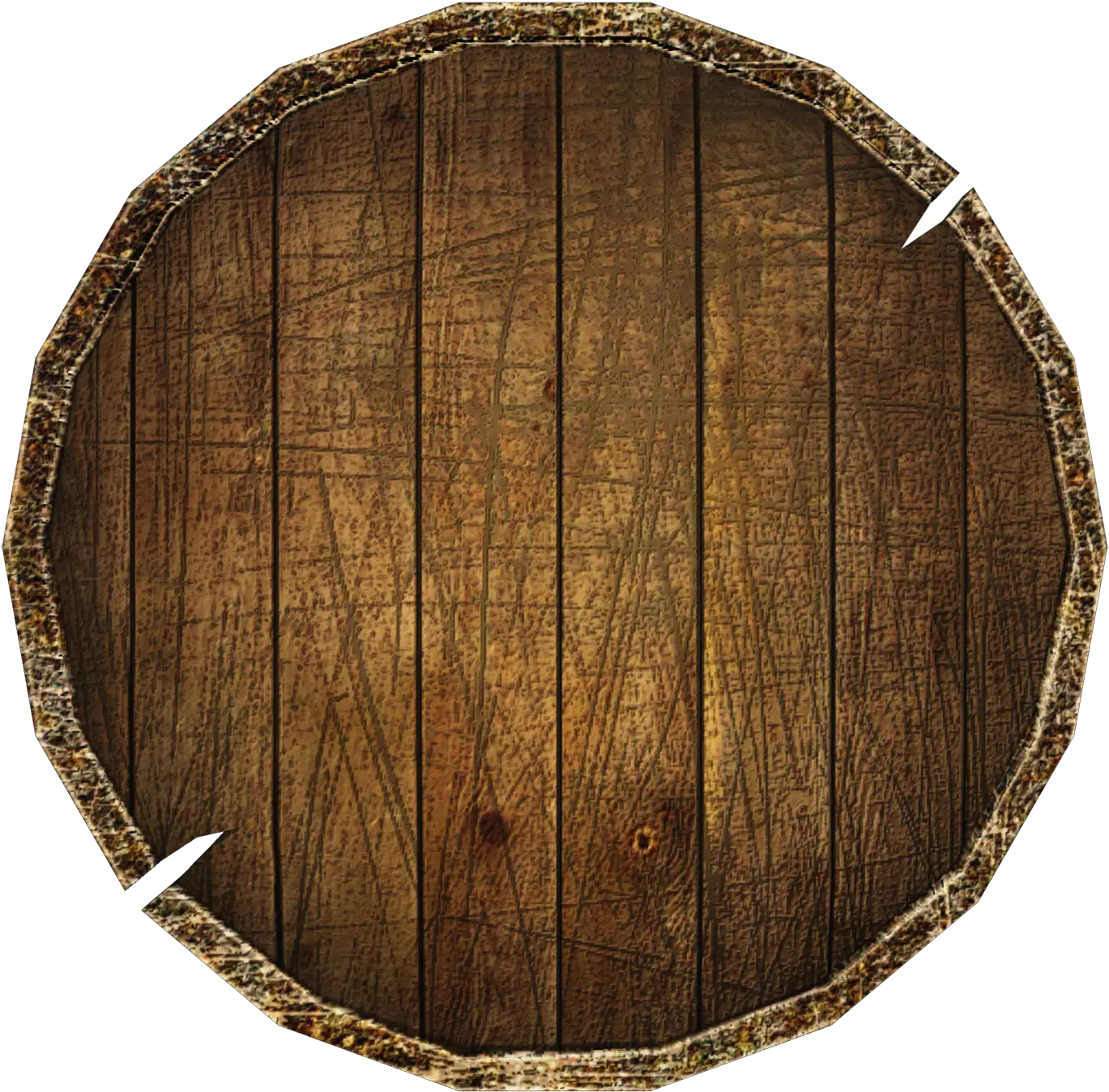 Wooden Circle Frame Png