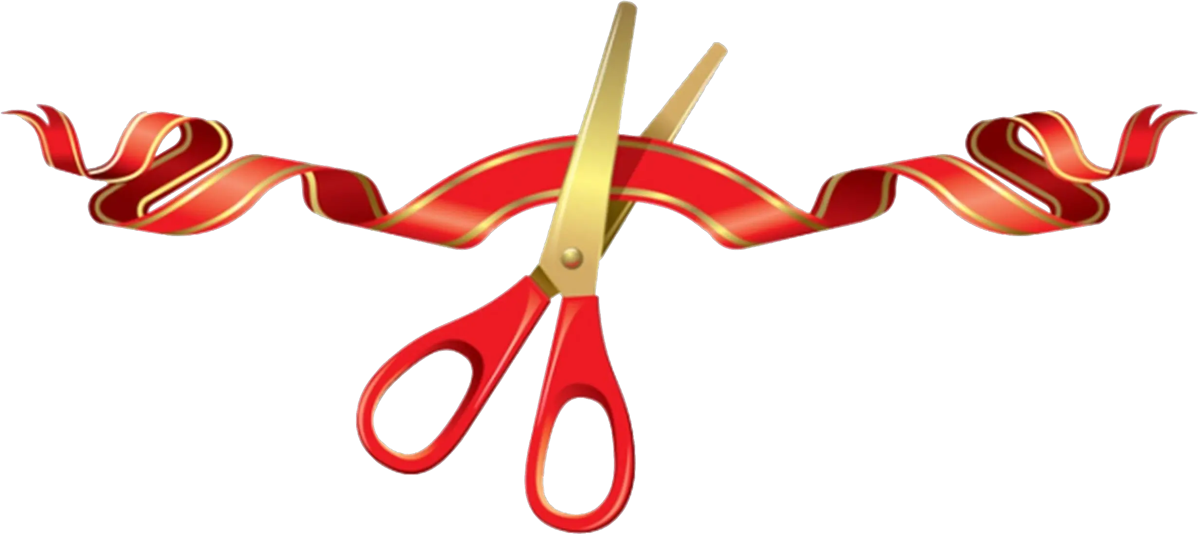 Opening Ribbon Cutting Png Clipart