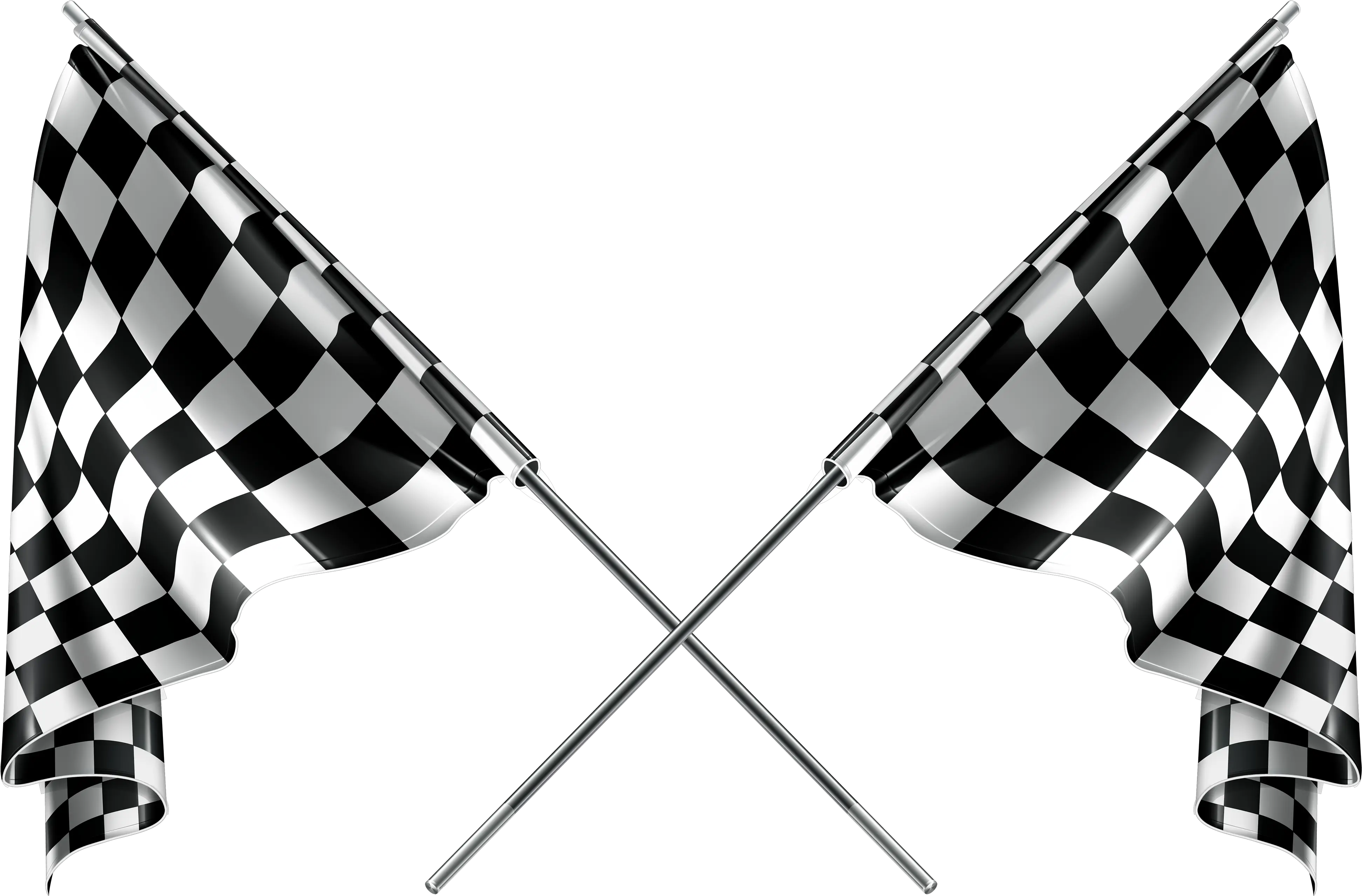 Checkered Flags Png Clipart Racing Checkered Flag Png