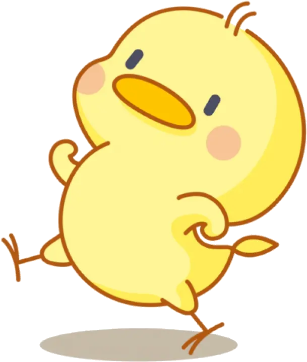 Chicken Little Yellow Cartoon Clipart Image And Transparent Cute Duck Cartoon Png