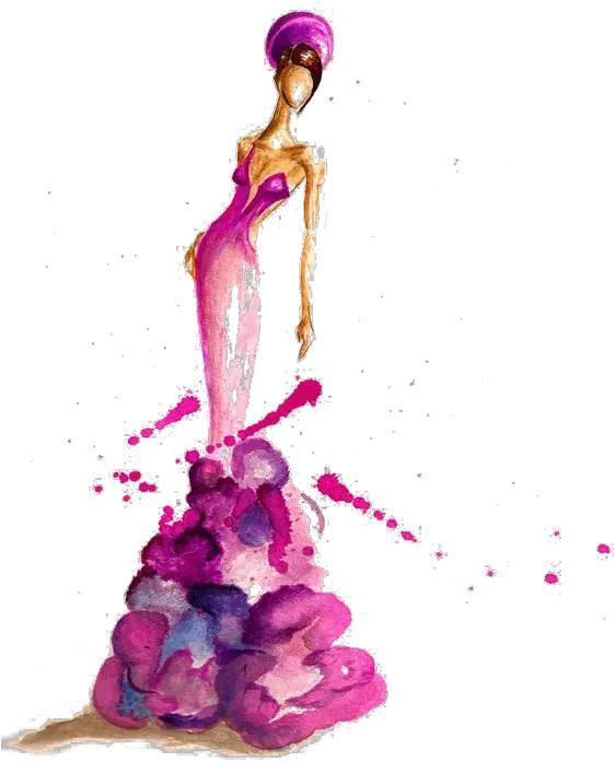 Week Fashion Illustration Watercolor York Model Painting Water Paint Fashion Illustration