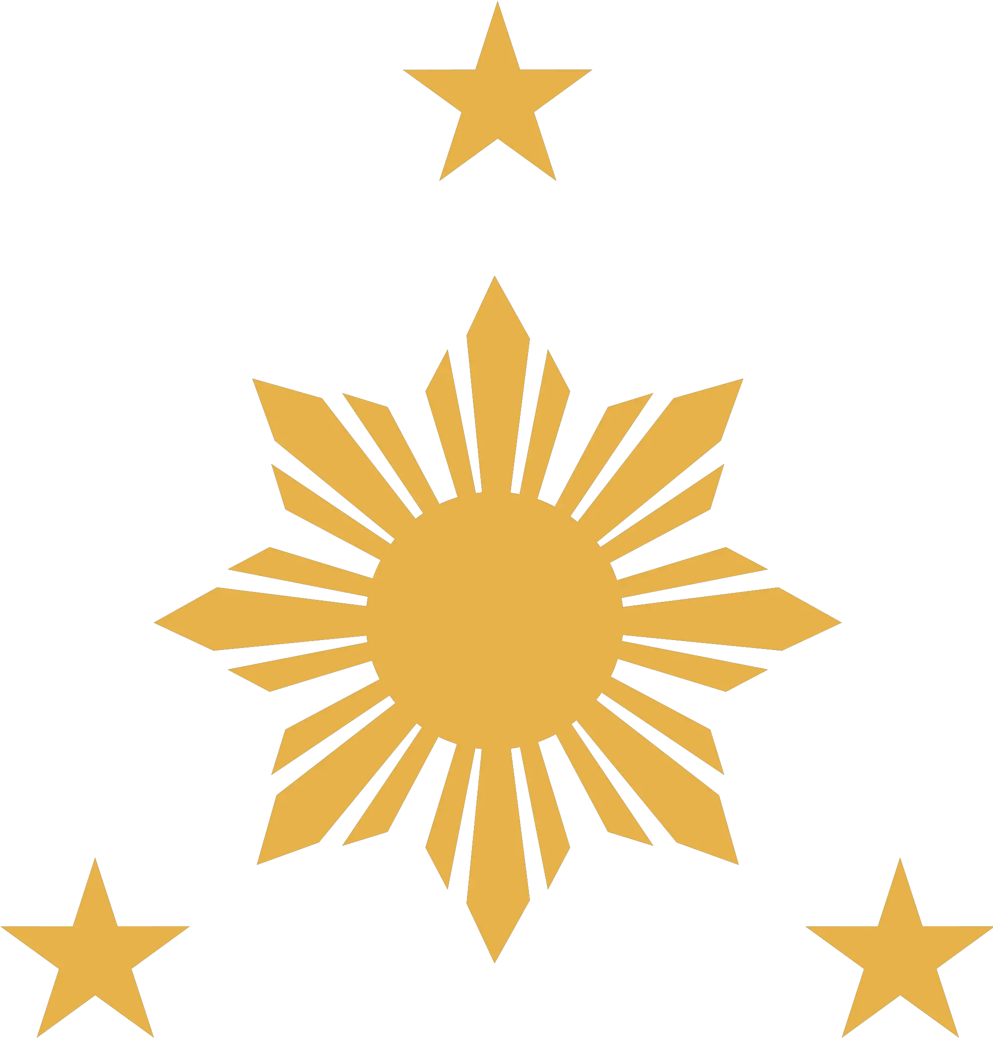 Philippine Flag Sun And Stars