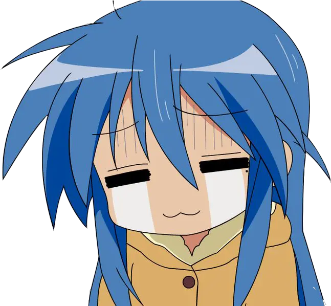 Sticker Konata Izumi Lucky Star Manga Anime Kikoojap Funny Crying Anime Girl