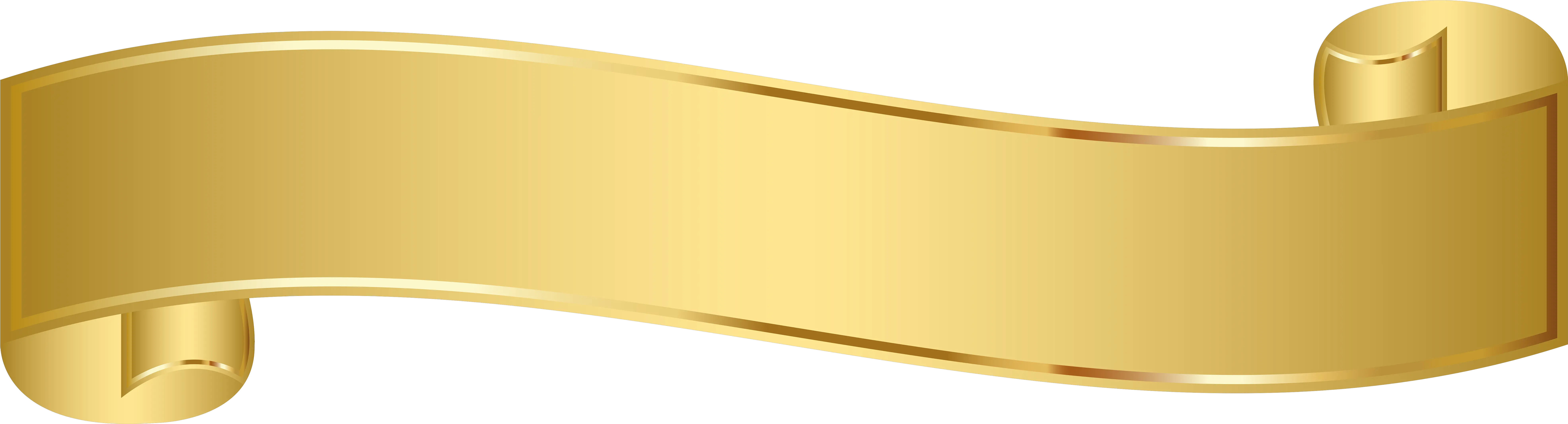 Pin By Ulambayar Purevdorj Gold Ribbon Banner Png