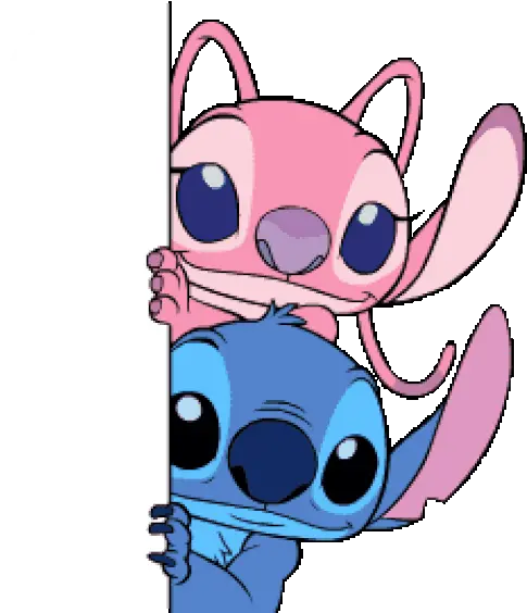 Cute Stitch And Angel