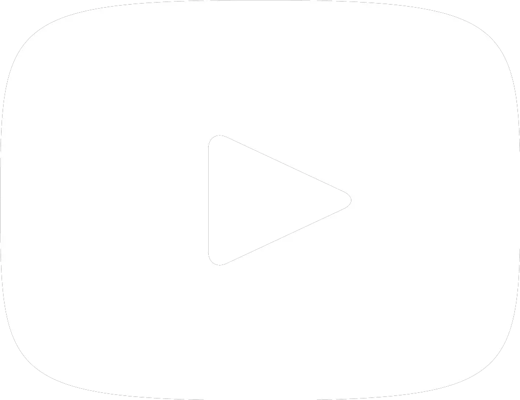 White Youtube Logo Png