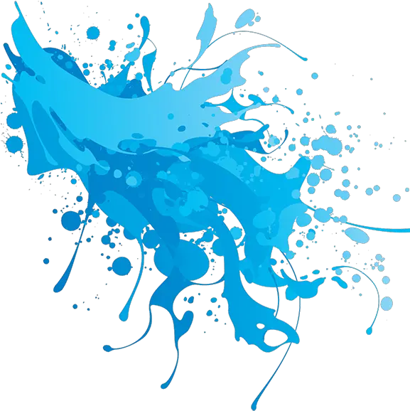 blue water splash remixit Blue Paint Splash Png