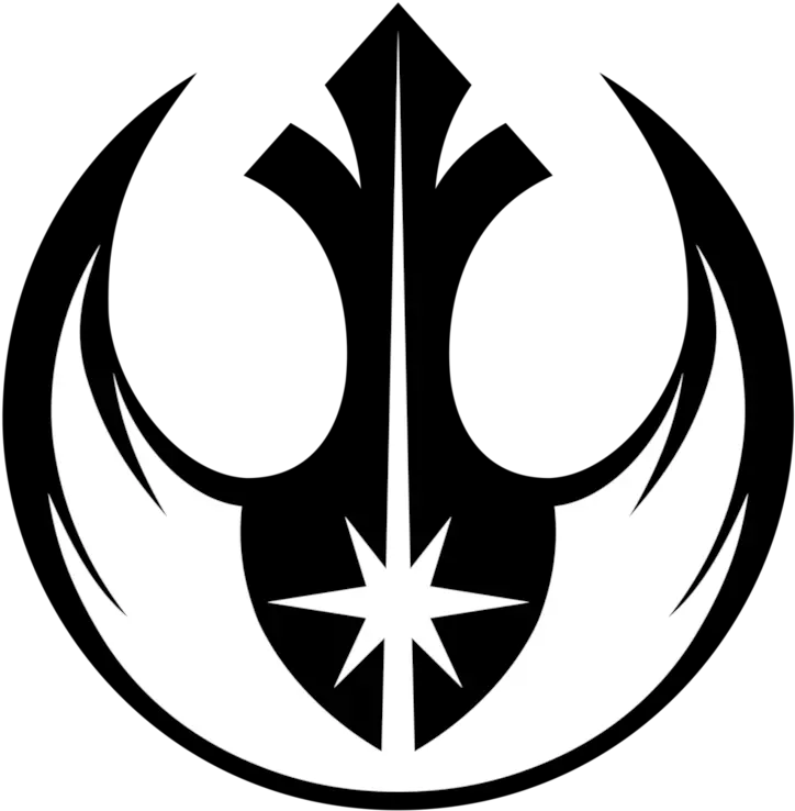 Jedi Vector Order Jedi Order And Rebel Alliance Symbol