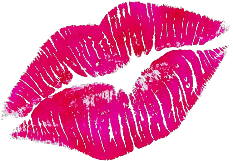 Lipstick Clipart Pink Kiss Pink Lips Transparent Background