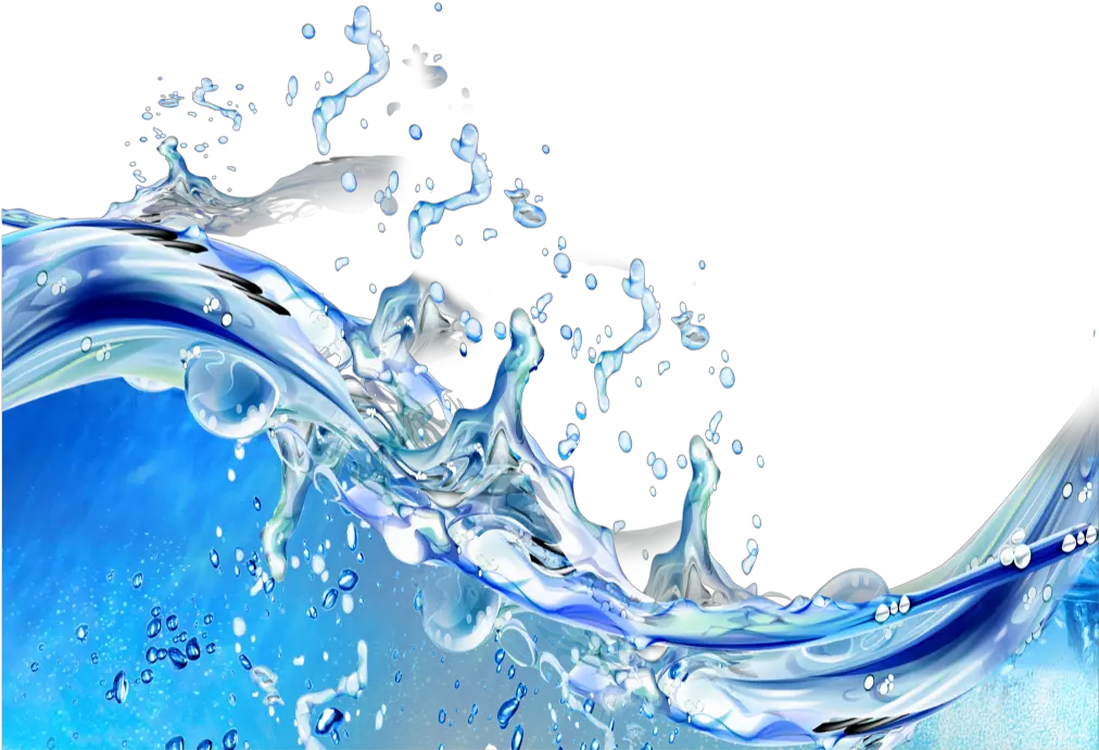 mq blue water splash bubbles Illustration