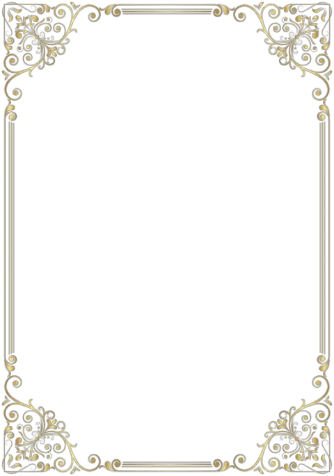 Elegant Border Png Wedding Border Transparent Background