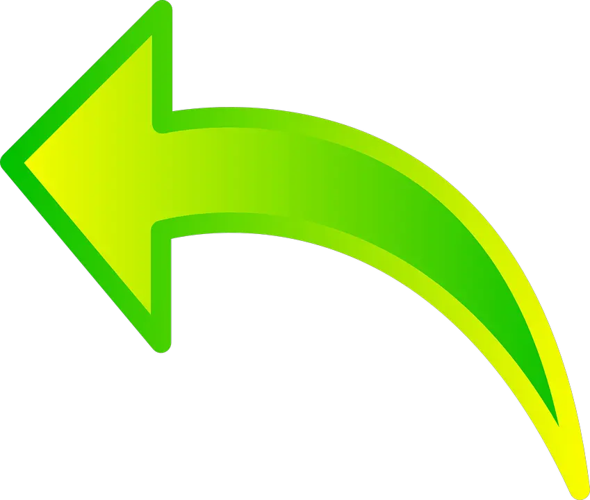 Curved Arrow Clipart 18