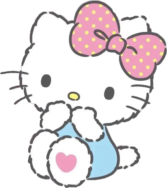 hellokitty sanrio bow kitty heart kawaii cute Cute Kawaii Hello Kitty