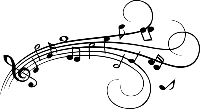 Transparent Music Symbol Png Flowing Music Notes