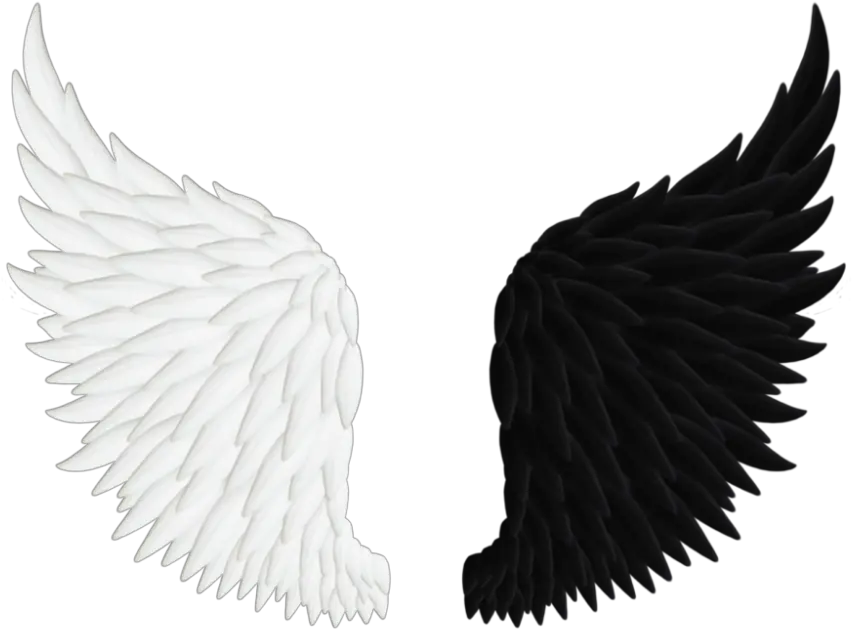 Angel Clip Art Black And White Wings