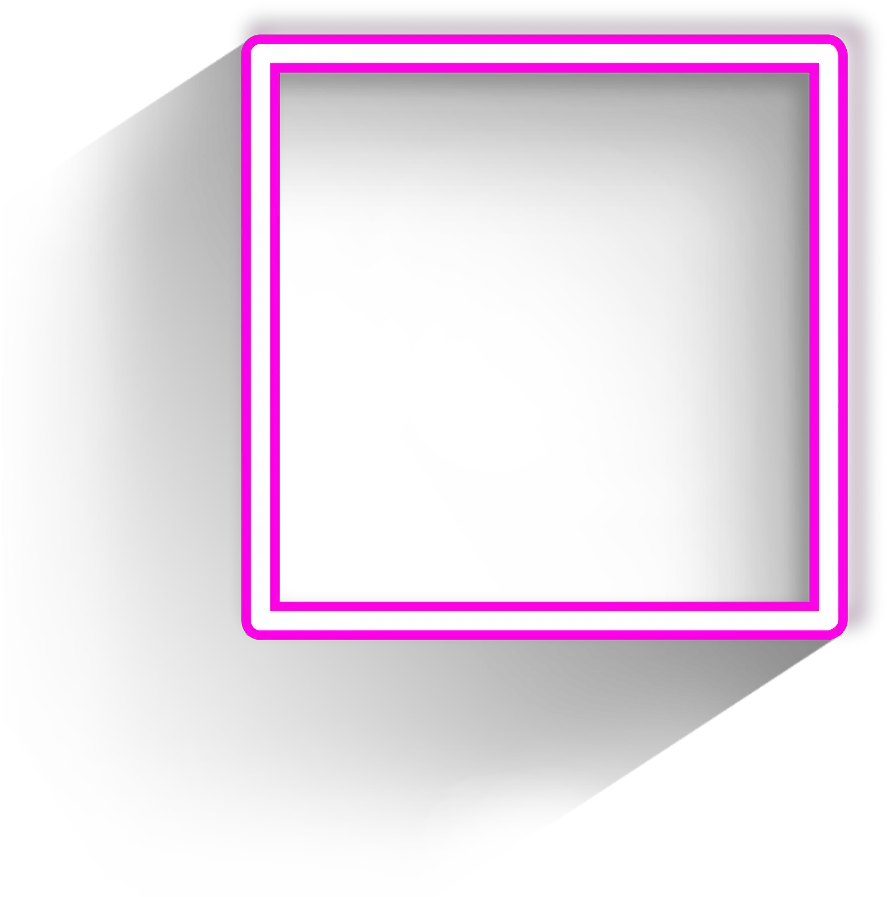 square freetoedit frame pink border geometric Pink Square Frame Transparent