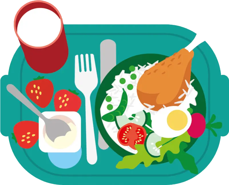 Healthy Food Junk Breakfast School Meal Clip Art Eating Healthy Food Cartoon Png