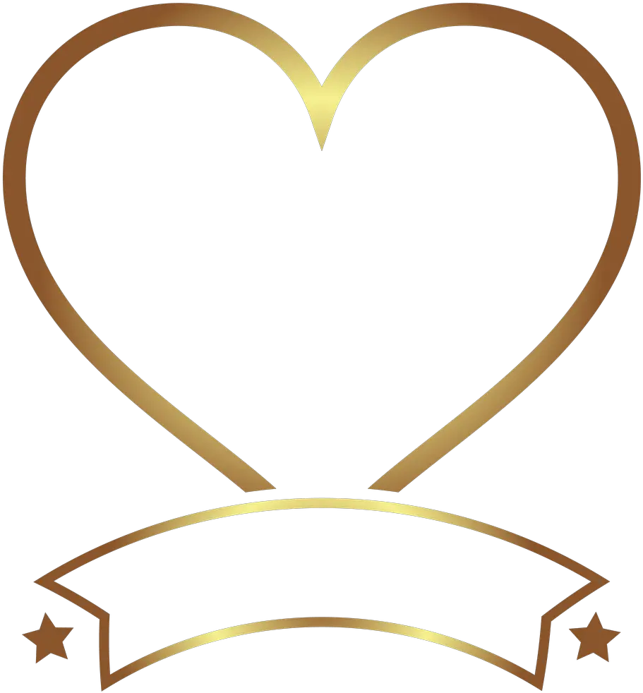 Photo Frame Gold Heart Free Photo Gold Wedding Frame Png