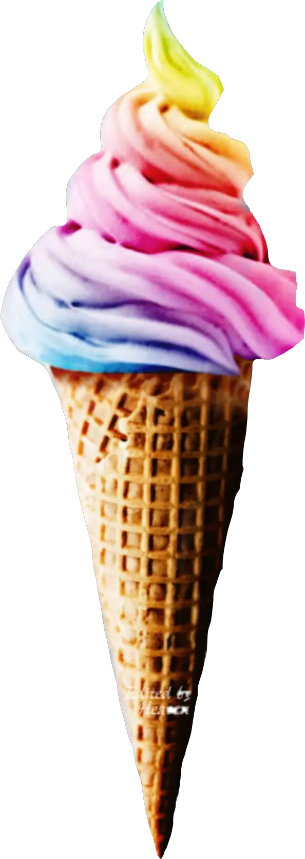 Ice Cream Png Rainbow Transparent Rainbow Ice Cream