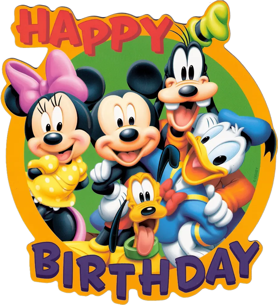 Happy Birthday Disney Hd Photos Clipart Disney Character Happy Birthday