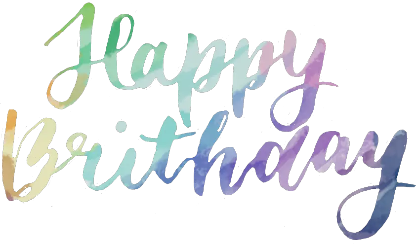 Happy Birthday Handwriting Png