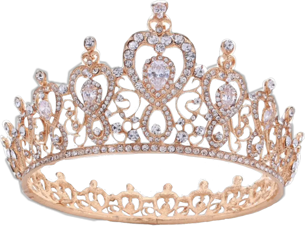 Transparent Tiara Clipart Rose Gold Crown Png