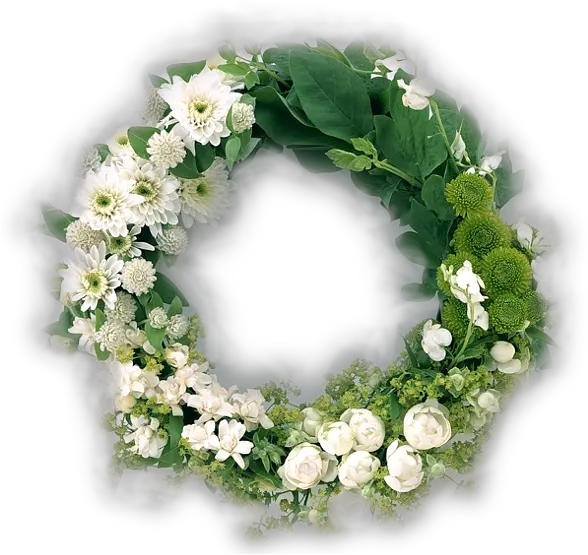 Advent Wreath Funeral Flower Garland